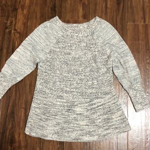 Lucky Brand Gray Crew Neck Sweater, XSmall